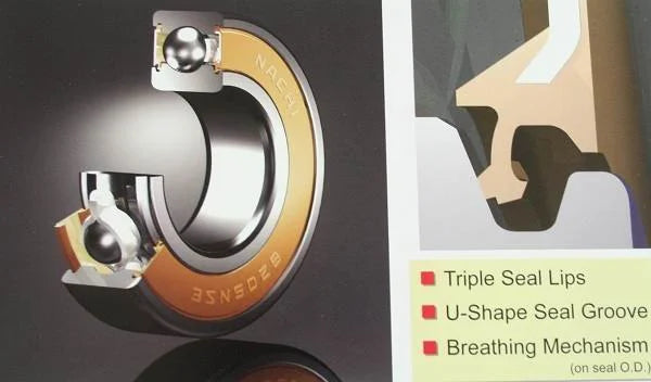 620310-2NSE9 Nachi Bearing 0.625 inch ID 5/8x40x12 C3 Bearing