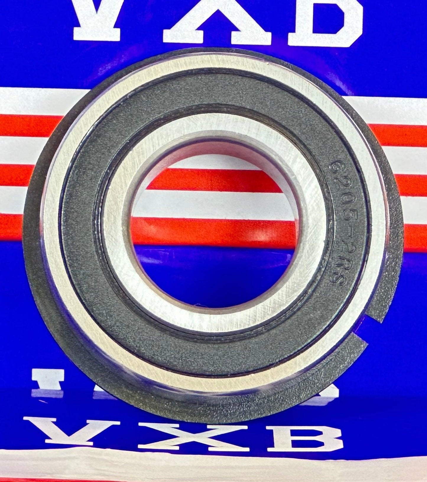 6205-2RSNR Ball Bearing - 25x52x15mm - Sealed - Snap Ring