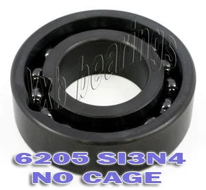 6205 Full Complement Full Ceramic Bearing 25x52x15 Si3N4