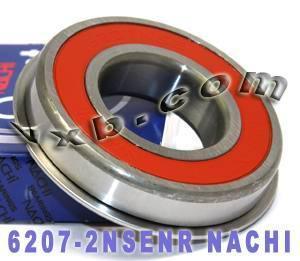 6207-2NSENR Nachi Bearing Sealed C3 Snap Ring Japan 35x72x17 Bearing