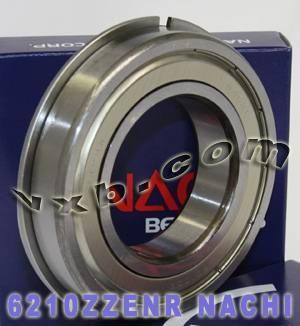 6210ZZENR Nachi Bearing Shielded C3 Snap Ring Japan 50x90x20 Bearing