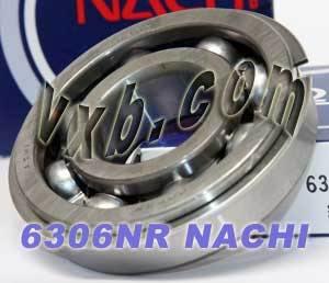 6306NR Nachi Bearing Open C3 Snap Ring Japan 30x72x19 Bearing