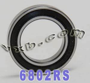 6802RS Bearing 15x24x5mm - Sealed
