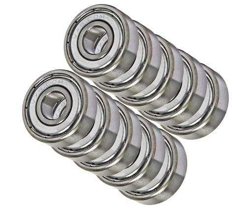 10-Pack 686ZZ 6x13x5mm Double Shielded 6mm Bore Miniature Bearing