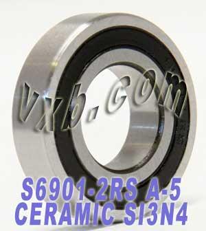 6901-2RS Hybrid Ceramic Bearing 12x24x6mm Stainless Steel ABEC-5