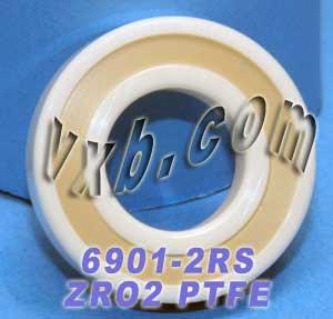 6901-2RS Full Ceramic Sealed Bearing 12x24x6mm ZrO2