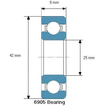 Premium 6905 Bearing Deep Groove 6905