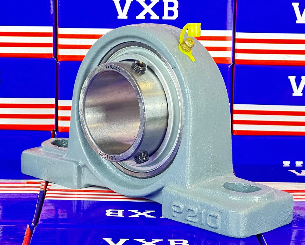 2" ID/Bore Bearing + Pillow Block Cast Housing Mounted Bearing UCP210-32