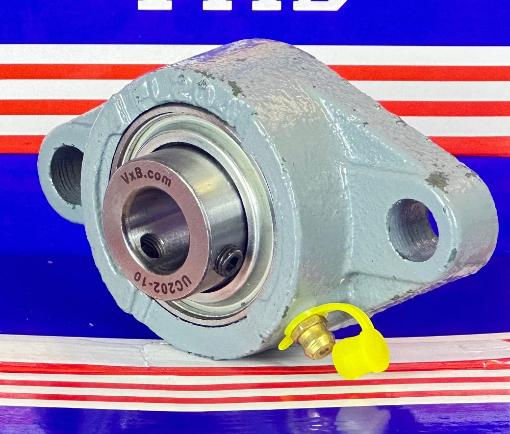 5/8 Bearing UCFL202-10 + 2-Bolt Flanged Housing Mounted Bearing