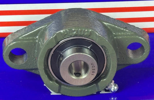 12mm Bearing UCFL201 2-Bolts Flanged Cast Housing Mounted Bearing