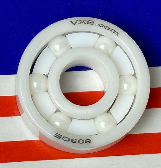 6-Ball 608 Full Ceramic Ball Bearing 8x22x7mm Miniature