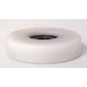 6mm Bore Bearing - 36mm White Plastic POM Tire 6x36x9mm