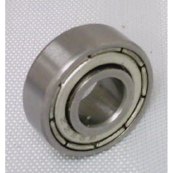 6X15X5ZZ Shielded Miniature Bearing extended 0.5mm from each side
