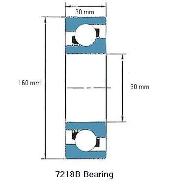 7218B Bearing Angular contact 7218B