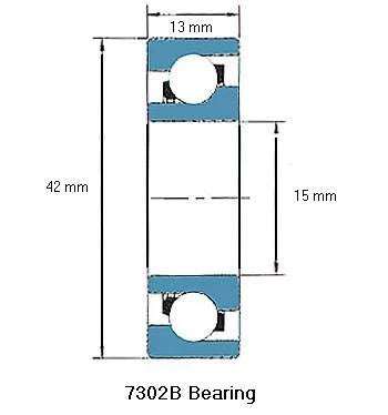 7302B Bearing Angular contact 7302B