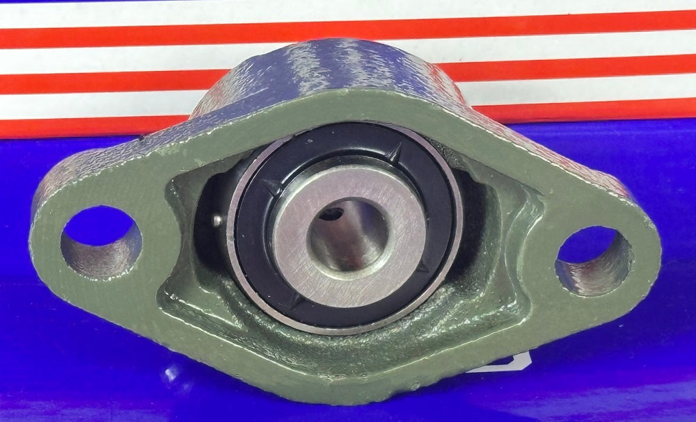 12mm Bearing UCFL201 2-Bolts Flanged Cast Housing Mounted Bearing