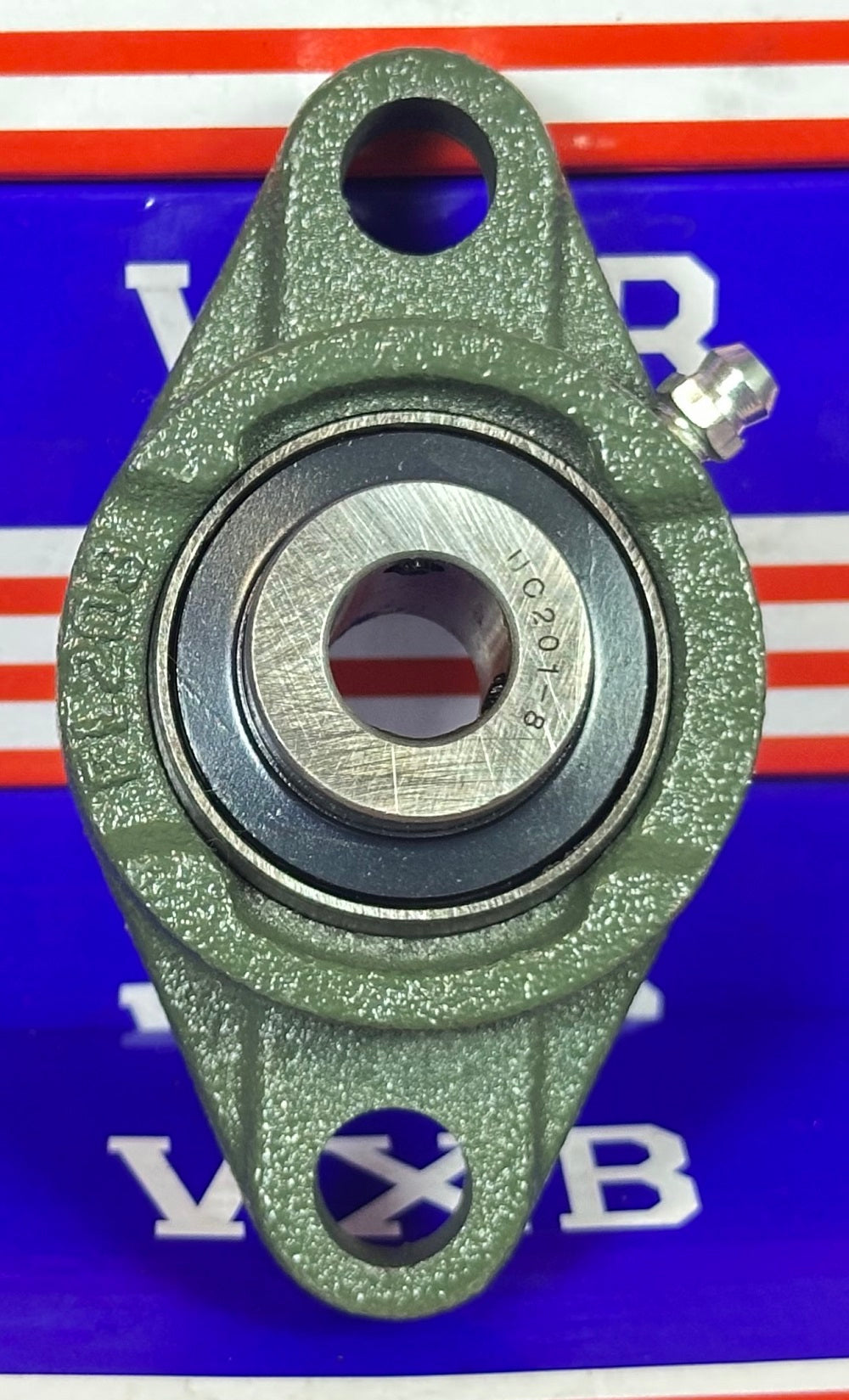 1/2 Bearing UCFL201-8 + 2-Bolt Flanged Cast Housing Mounted Bearing