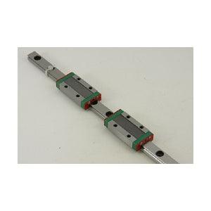 7mm Miniature Square Linear Motion rail - 2 trucks L600mm