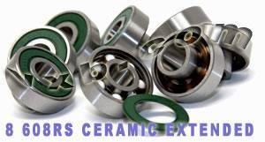 8 Skateboard Extended Ceramic Bearing - Built-in Spacers Bearing
