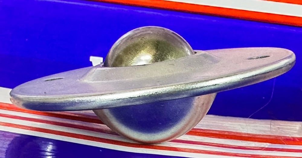 2 Holes Flange Ball Transfer Unit 1 Inch Bore Mounted Surface Bearing