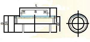 8mm Bearing/Bushing LM8LUU Linear Motion