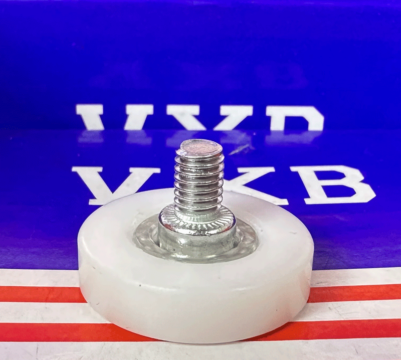 19mm x 6mm Conveyor Guide Track Roller with Stud