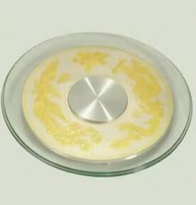 63" Tempered Glass Turntable - Commercial Aluminum Bearing Base