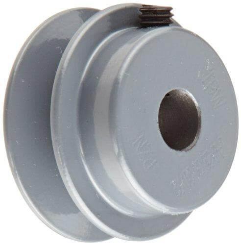 AK30 1/2" Bore Cast Iron Solid Sheave Pulley for V-belt size 3L, 4L OD: 3" ID: 1/2" AK3012
