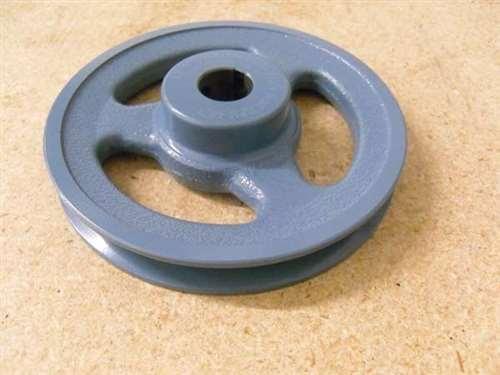 BK45-1/2" Bore Solid Pulley - 4.25" OD for V-belts cast iron size 4L, 5L