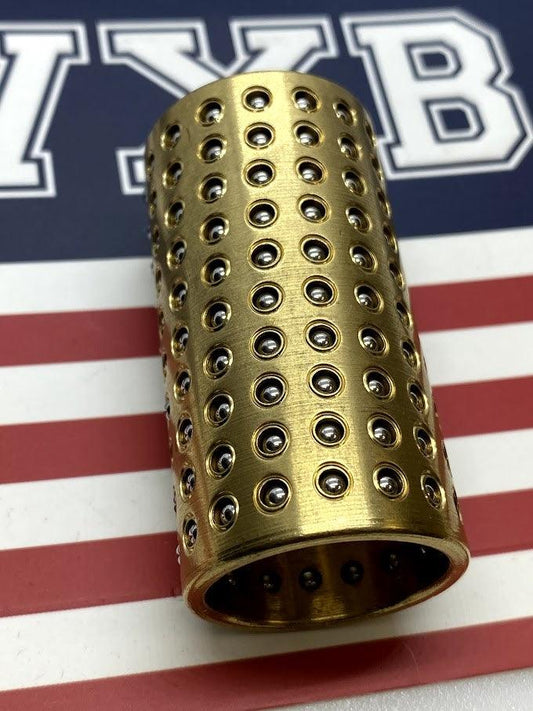 Brass Die Parts Ball Bearing Cage Bushing Sleeve 25x31x60mm