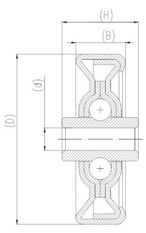 Conveyor Skate Roller Bearings 6.5x49.5x23.5 10-Pack Bearings