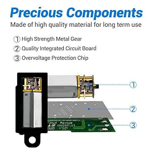 Electric Micro Linear Actuator 12V - 2" Stroke, 64N/14.4lb, Speed 0.6inch/s Mini Waterproof Motion Actuator Small 12 V DC, w/Mounting Brackets, for Sofa Massage Recliner TV Table Cabinet Window Lift