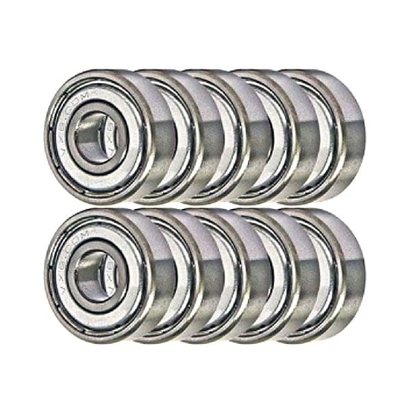 10-Pack Electric Motor Quality 608ZZ EMQ Ball Bearing