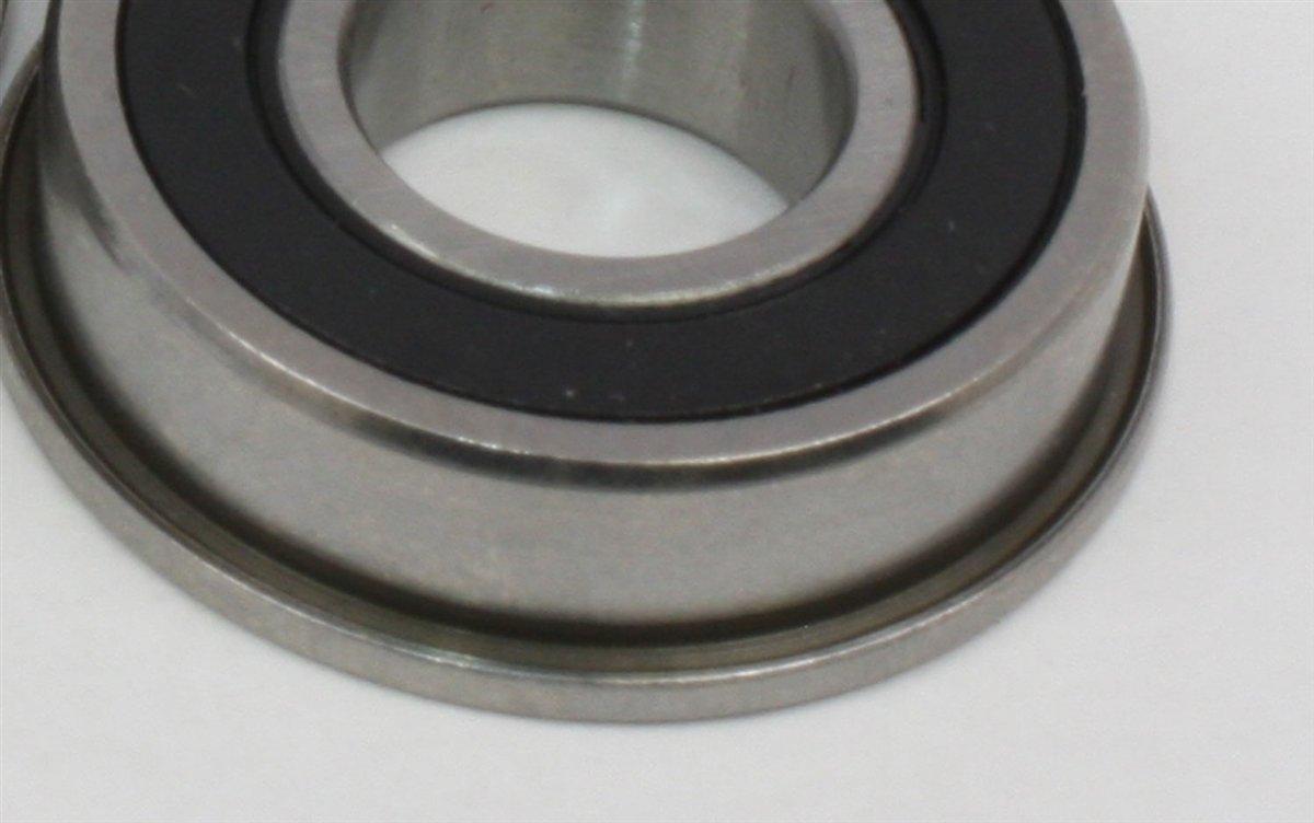 F6003-2RS Flanged Sealed Miniature Ball Bearing 17x35x10mm