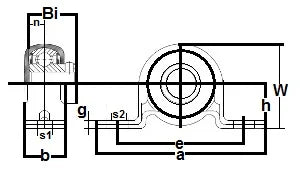 FHPPZ206-19-IL Pillow Block Pressed Steel 1 3/16 Inch Bearing