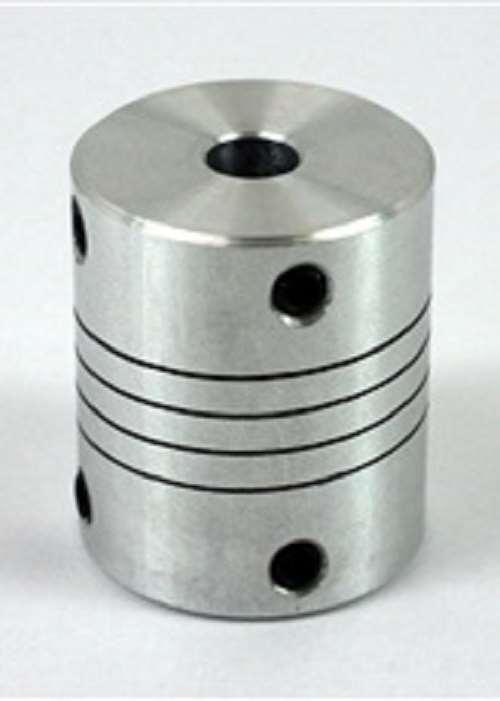 Flexible Parallel CNC Coupling D25-L30-6.35x10MM