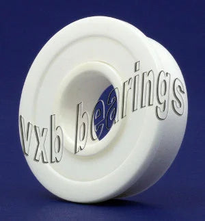 FR4-2RS Full Ceramic Flanged Bearing 1/4" x 5/8" x 0.196" ZrO2