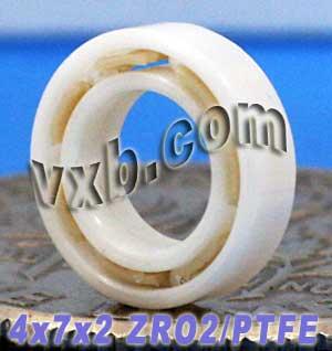 Full Ceramic Bearing 4x7x2 ZrO2 Zirconium oxide