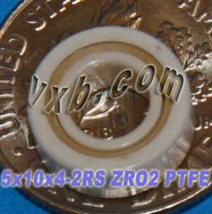 5x10mm Miniature Full Ceramic Ball Bearing 5x10x4mm ZrO2