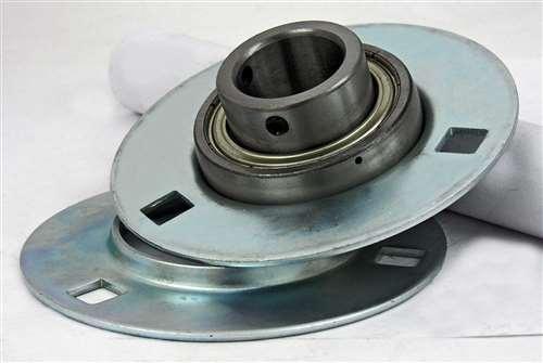 FYH Bearing SBPF201 12mm Stamped steel round three bolt Flanged Mounted Bearing