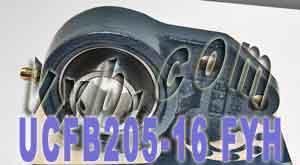 FYH Bearing UCFB205-16 1 Three bolt Flanged Mounted Bearing