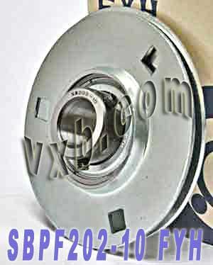 FYH SBPF202-10 5/8 Stamped round 3-Bolt Flanged Mounted Bearing