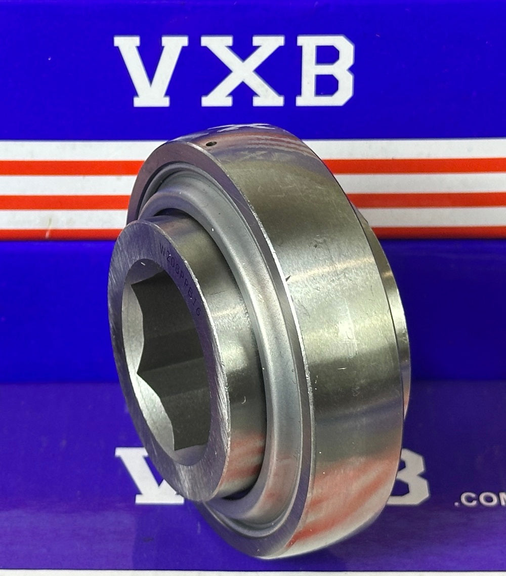 W208PPB16 Heavy Duty Disc Harrow Bearing - 1-1/4" Hex Bore