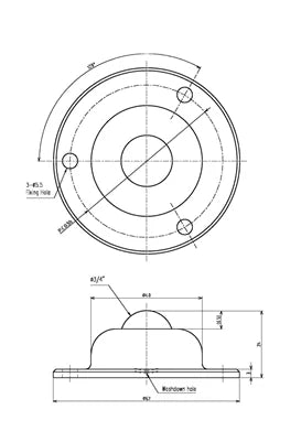 IA-19 IGUCHI Light weight Aluminum AC7A Ball Transfer