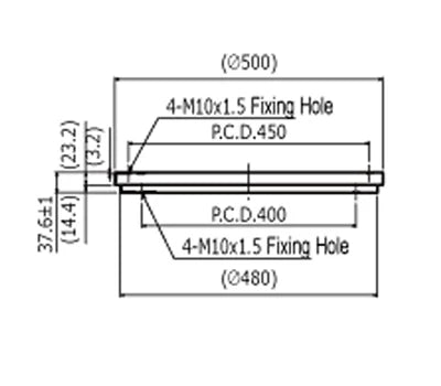IRT-500 IGUCHI Manual turn tables - quite & smooth rotation made in Japan