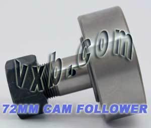 KR72 72mm Cam Follower Needle Roller Bearing