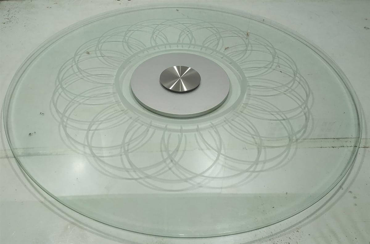 Glass Restaurant Turntable for 8~10Feet 1600mm