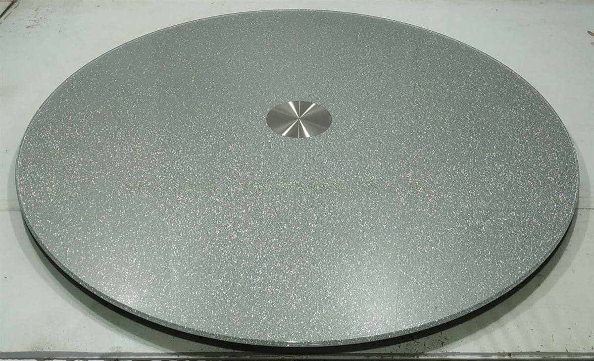 Glass Restaurant Lazy Susan Turntable for 8~10 Feet 1600mm