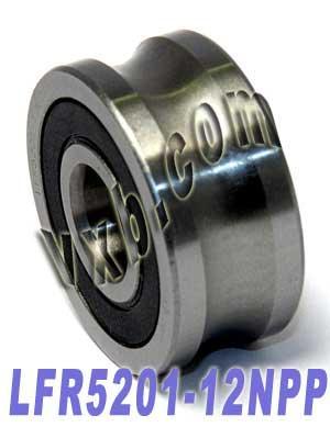 LFR5201-12NPP 12mm ID x 35mm U-Groove Track Roller Bearing
