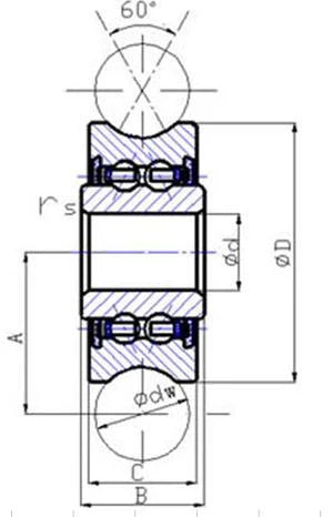 LFR5201-12NPP 12mm ID x 35mm U-Groove Track Roller Bearing